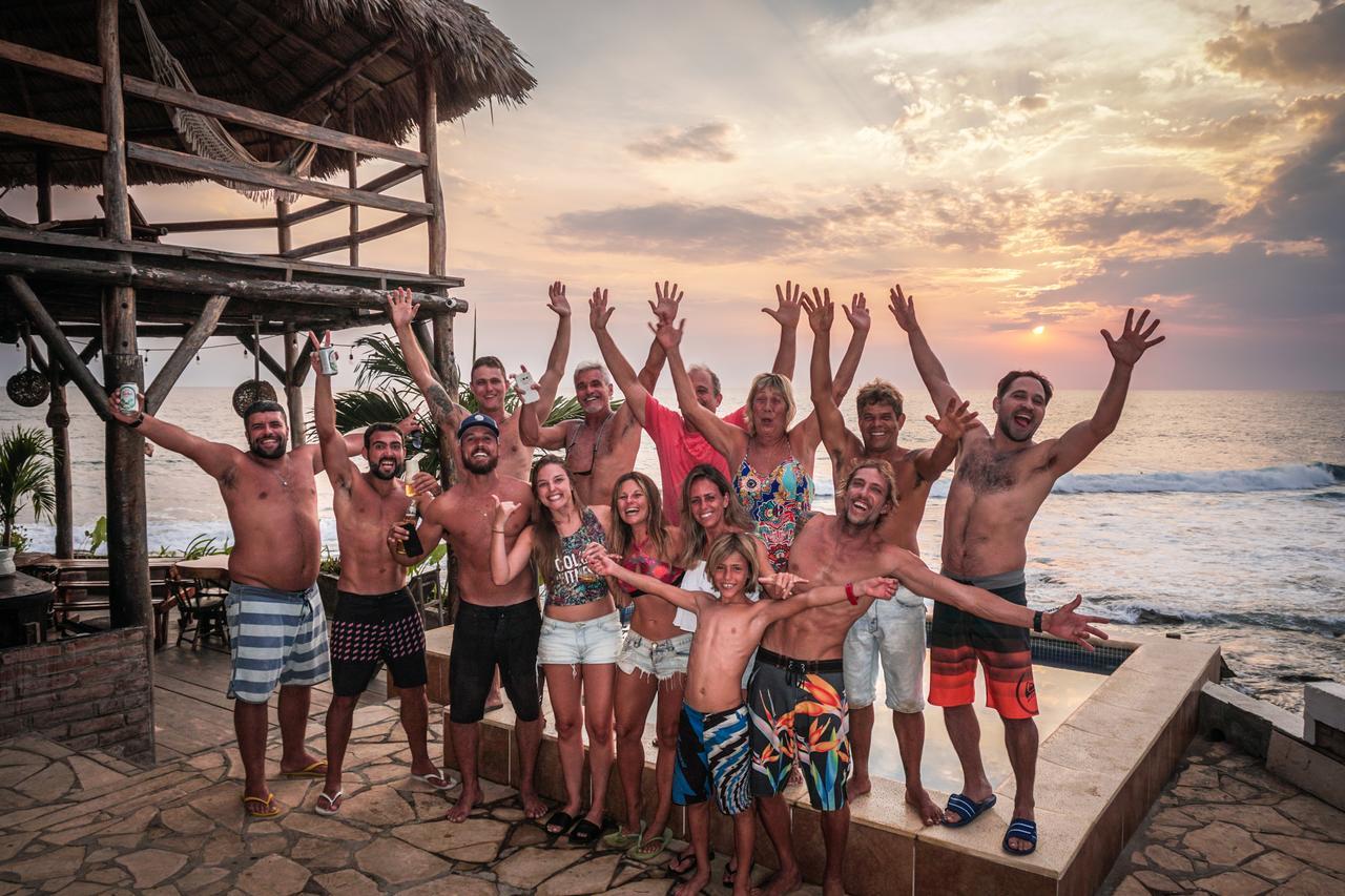 Вилла Miramar Surfcamp Пуэрто-Сандино Экстерьер фото
